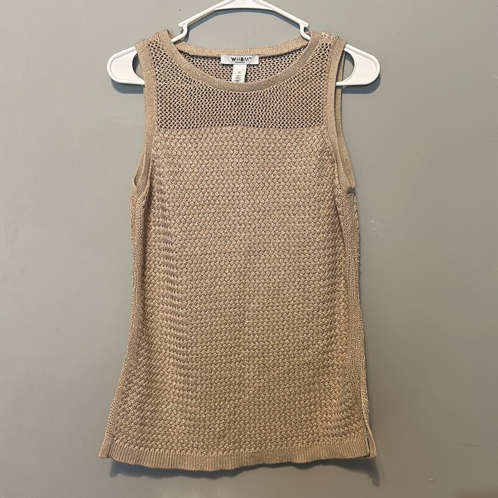 White House black market sweater tank